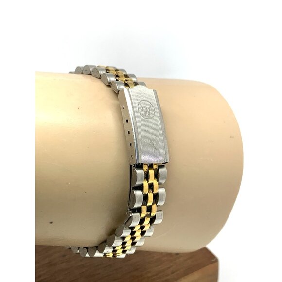 West End Women's Watch Vintage Swiss Automatic Black Dial Two Tone Steel 26mm - Picture 8 of 12